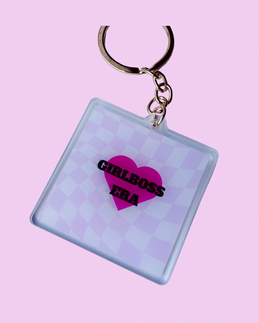‘GIRLBOSS ERA’ keyring 🩷